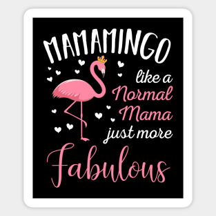 Mamamingo Pink Flamingo Mothers Day Gift Sticker